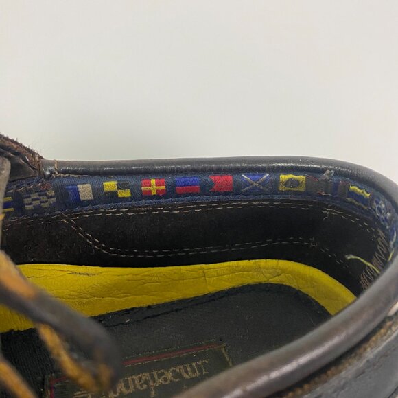 Timberland Shoes Men's 8.5M Chocolate Brown Boat Kia Wah 2 Eye Leather 8.5 M - Picture 11 of 16